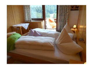 Schlafzimmer in der FEWO Sonnenaufgang