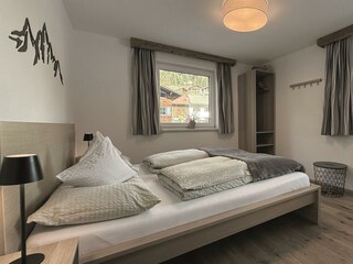 Schlafzimmer Ferienwohnung Muttekopf
