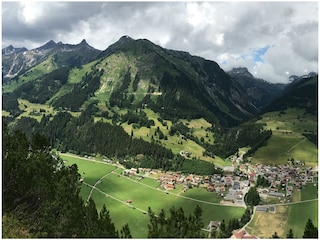 Blick auf Holzgau von der Scheibe