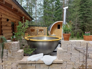 chalet wellness terrasse