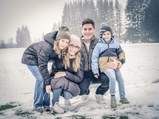 Familie des Hauses