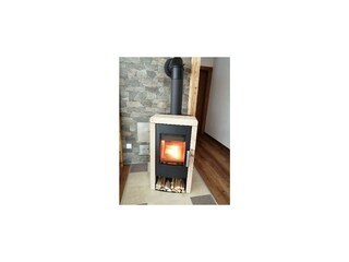 beheizbarer Sandstein- Ofen