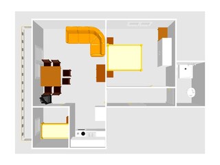 Wohnung West Plan