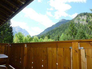 Blick vom Balkon Vierbett