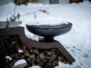 Grillplatz - jede FeWo hat ihren eigenen Grill