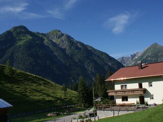 Sicht auf das Haus von der Ostseite