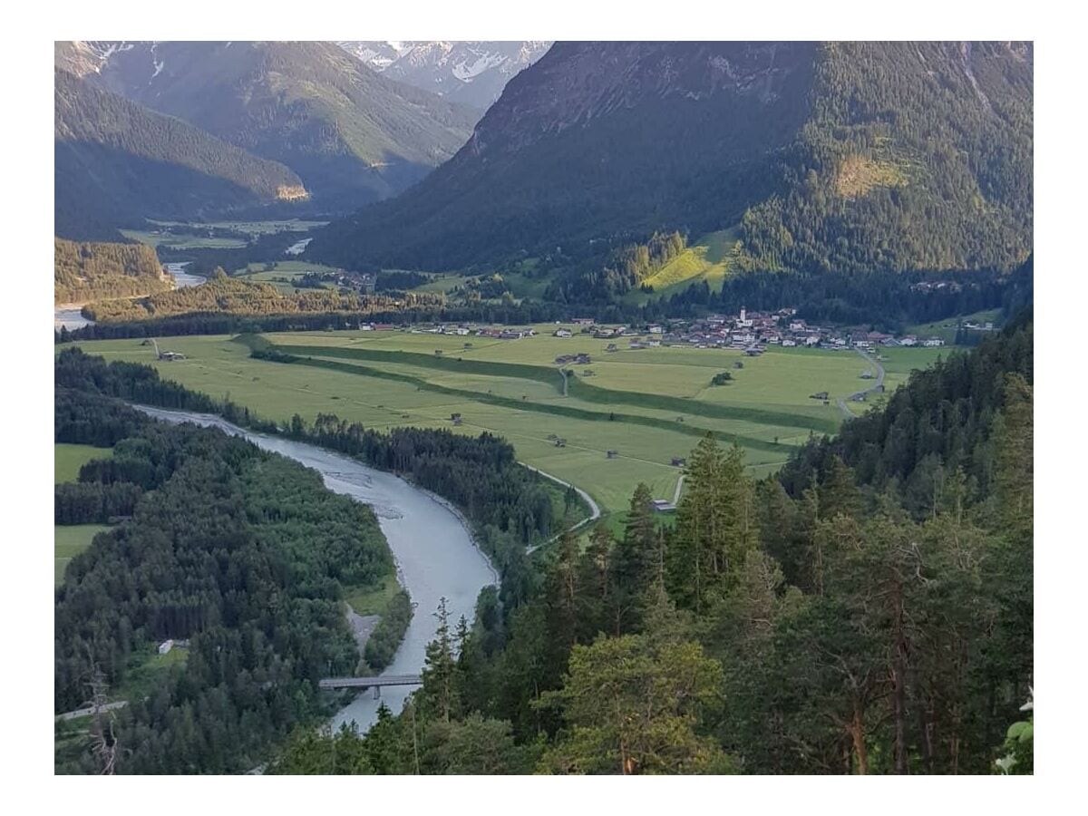 Blick vom Baichlstein auf Vorderhornbach