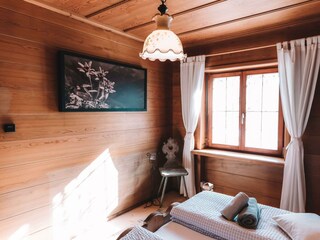 Alpenherz Chalet - Schlafzimmer Doppelbett