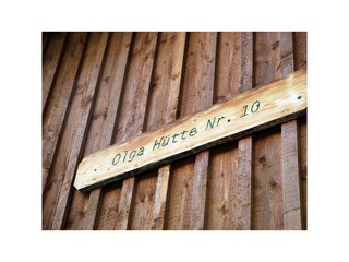 Olgahütte Hausschild