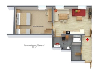 Grundriss Biberkopf 2022