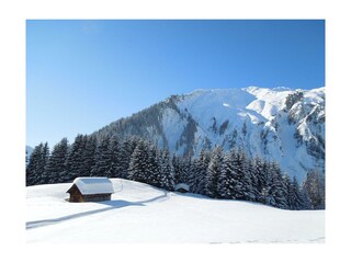 Spazieren im Schnee
