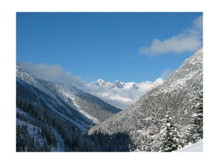 Naturparkchalet´s ausblick Winter