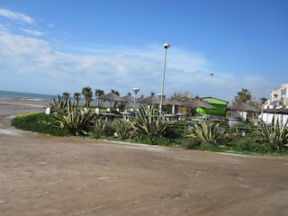 das Restaurant La Plata de Casa Mathilde am Strand