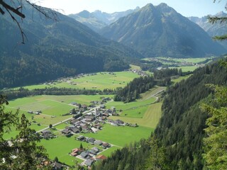 das Lechtal von oben