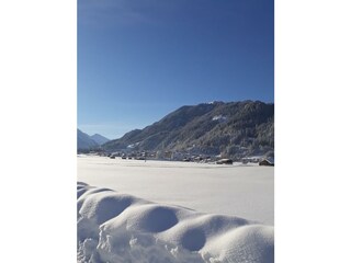 Winter 2021 Blick nach Elbigenalp