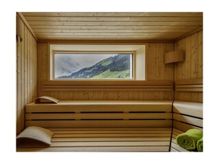 Walser Lodge Saunabereich