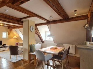 dining  area and  bright open living space