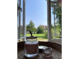 Toller Blick in den Garten