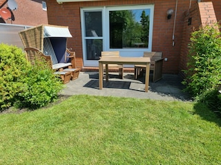 Terrasse (z.Z. ohne Strandkorb)
