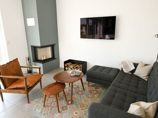 Sitzecke mit Kamin