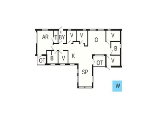 Casa per le vacanze Ansager Pianta del piano 41