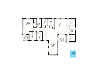 Vakantiehuis Ansager Grondplan 42