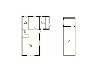 Casa de vacaciones Løkken Plano de planta 19