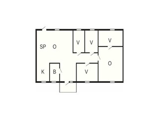Vakantiehuis Halltorp Grondplan 30