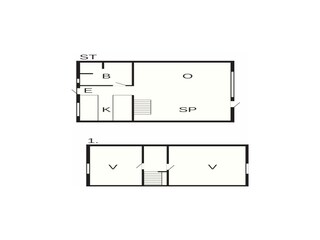 Casa de vacaciones Gedser Plano de planta 49