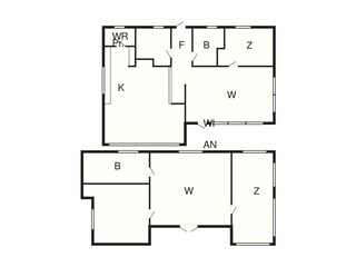 Vakantiehuis Gilleleje Grondplan 6