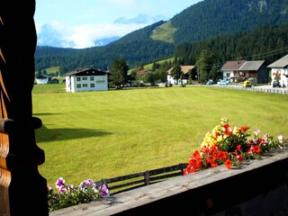 Aussicht vom Balkon