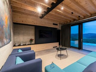 open space living with outside