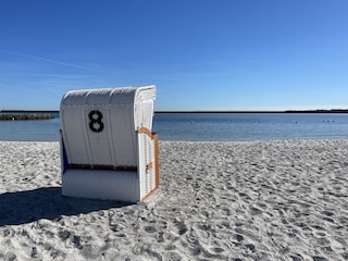 Strandkorb inhttps erster Reihe für unsere Gäste gratis