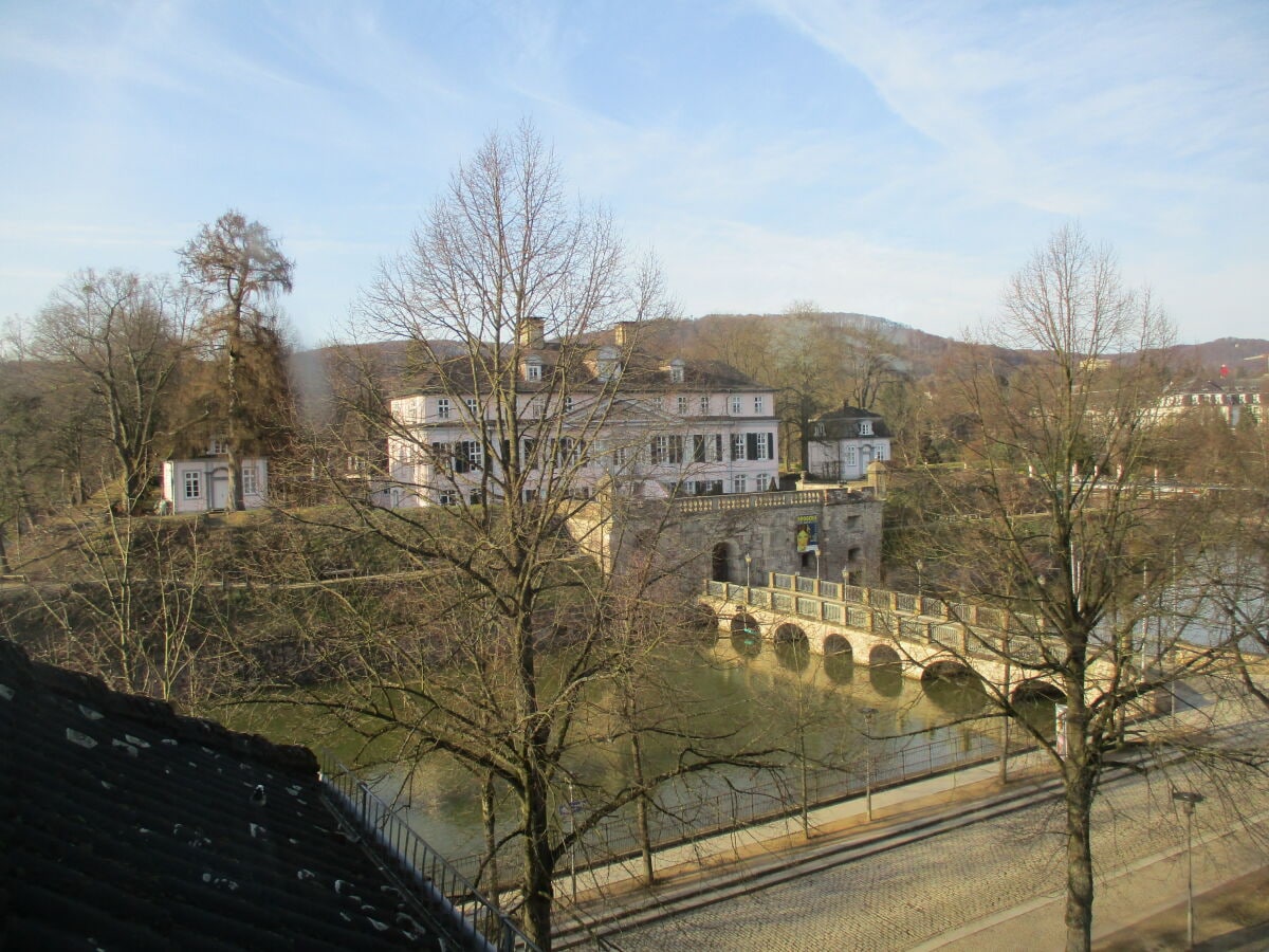 Schlafzimmerblick aufs Schloss