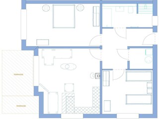 Appartement Petersdorf Grondplan 39