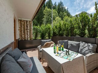 Terrasse Appartement Bergkristall