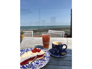 Kaffeepause während einer Radtour