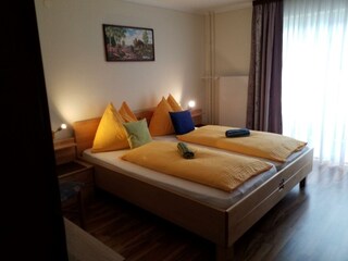 App. mit 2 Schlafräume Doppelbett + Schlafsofa