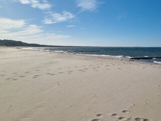 breiter Sandstrand von Glowe