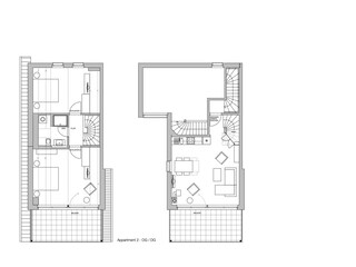 Grundriss Maisonette 2
