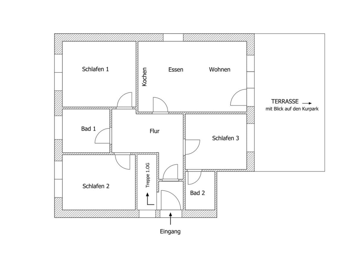 Ferienwohnung Bensersiel Grundriss 24