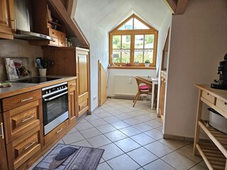 Komplett ausgestattete Küche