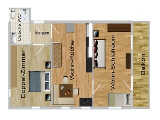 Appartement Uderns  40