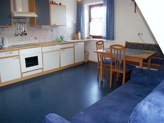 Küche der Ferienwohnung