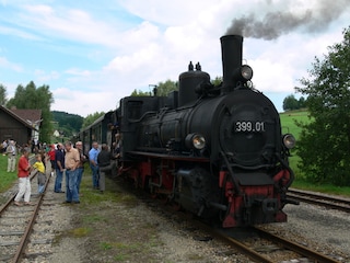 Fahrt mit der Schmalspurbahn