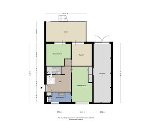 Appartamento per vacanze Kamperland Pianta del piano 33