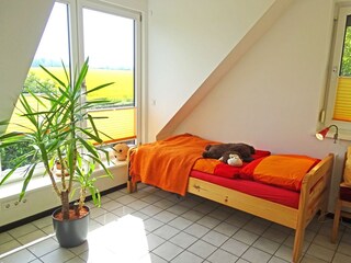 Schlafzimmer mit Einzelbett