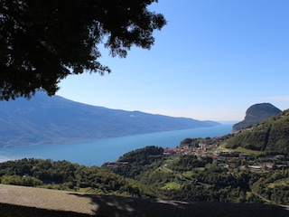 Blick auf Pieve di Tremosine von Voltino aus
