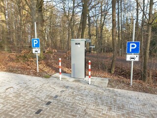 E-Ladesäule im Ferienpark