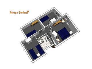 Casa per le vacanze Nieuwvliet Pianta del piano 42